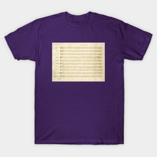 Haydn | Symphony | Original manuscript score T-Shirt